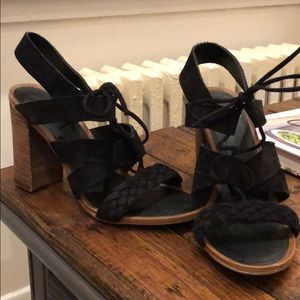 Suede sandals